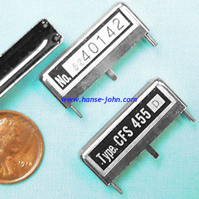 CFJ455K5 PIEZOELECTRONIC CERAMIC  FILTER  455KHZ 6dB BANDWIDTH 2.4KHZ SPURIOUS 60dB