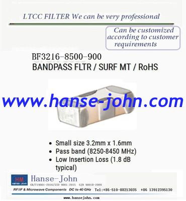 LTCC 38 Mhz  Bandpass Losspass Highpass filter customized product, combiner, bridge，Millimeter wave communic，5G filter