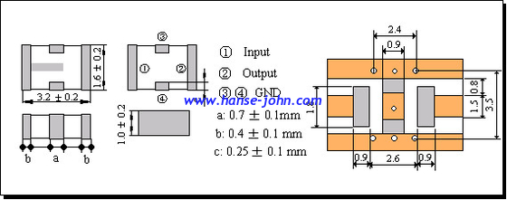 5500Mhz  RF FILTERS  Microwave lowpass Filters  Low-Pass, High-Pass, Band-Pass, Band-Stop, Diplexers and Triplexers