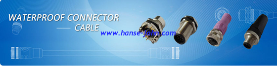 Waterproof connector, waterproof cable, sensor connector，Round waterproof connector ， Waterproof structure design