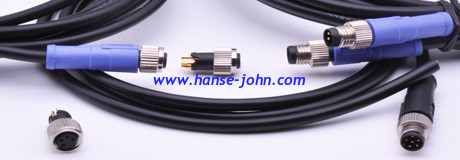 Waterproof connector, waterproof cable, sensor connector，Round waterproof connector ， Waterproof structure design