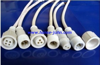 Waterproof connector, waterproof cable, sensor connector，Round waterproof connector ， Waterproof structure design