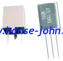 10.7Mhz crystal filter  10M7.5A  10T7.5A  M. C. F. [ Monolithic Crystal Filters ]