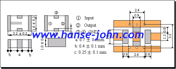 LF3216-6700 /LFCN-6700(+)  6700Mhz  RF FILTERS     Low-Pass, High-Pass, Band-Pass, Band-Stop, Diplexers and Triplexers